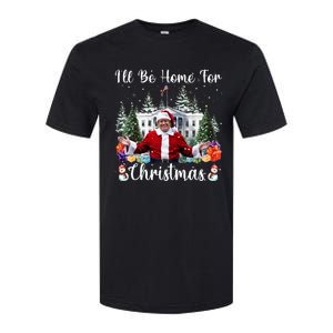 ILl Be Home For Christmas Funny Santa Claus Softstyle CVC T-Shirt