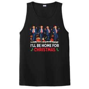 ILl Be Home For Christmas Santa Funny Trump Xmas Pajamas Gift PosiCharge Competitor Tank