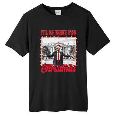 ILl Be Home For Christmas Santa Funny Xmas Pajamas Gift Tall Fusion ChromaSoft Performance T-Shirt