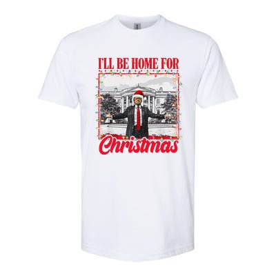 ILl Be Home For Christmas Santa Funny Xmas Pajamas Gift Softstyle CVC T-Shirt