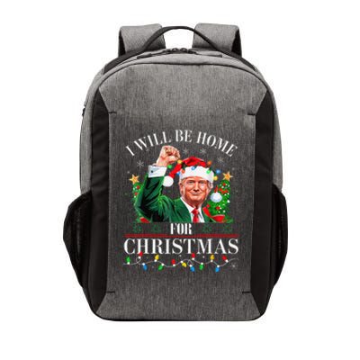 ILl Be Home For Christmas Santa Funny Trump Xmas Pajamas Vector Backpack