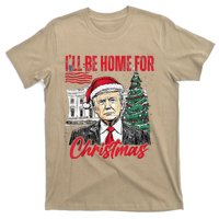 ILl Be Home For Christmas Funny Santa Trump Xmas Pajamas T-Shirt