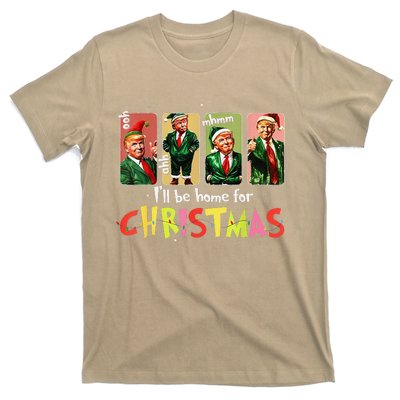 ILl Be Home For Christmas Funny Trump Santa Elf Squad T-Shirt