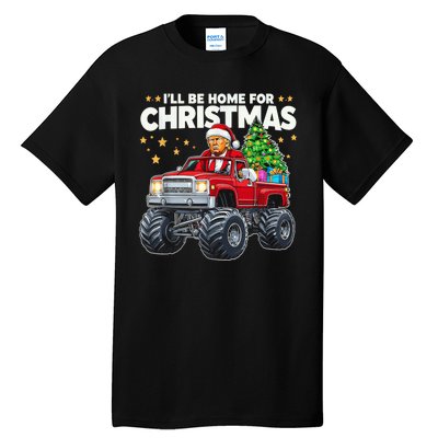 ILl Be Home For Christmas Donald Trump Christmas Tall T-Shirt