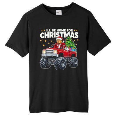 ILl Be Home For Christmas Donald Trump Christmas Tall Fusion ChromaSoft Performance T-Shirt