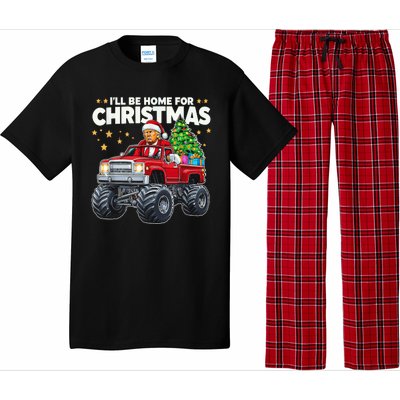 ILl Be Home For Christmas Donald Trump Christmas Pajama Set