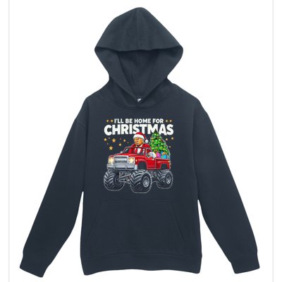 ILl Be Home For Christmas Donald Trump Christmas Urban Pullover Hoodie