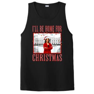 ILl Be Home For Christmas Santa Funny Kamala Xmas PosiCharge Competitor Tank