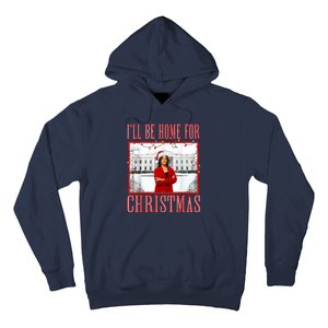 ILl Be Home For Christmas Santa Funny Kamala Xmas Hoodie