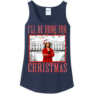 ILl Be Home For Christmas Santa Funny Kamala Xmas Ladies Essential Tank