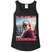 ILl Be Home For Christmas Trump Santa Selfie White House Ladies Essential Tank