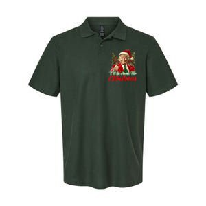 Ill Be Home For Christmas Trump 2024 Festive Holiday Softstyle Adult Sport Polo