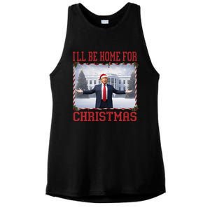 ILl Be Home For Christmas Ladies PosiCharge Tri-Blend Wicking Tank