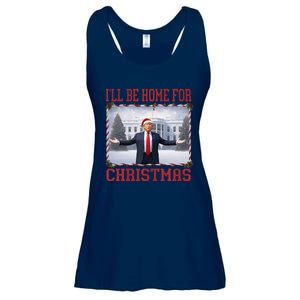 ILl Be Home For Christmas Ladies Essential Flowy Tank