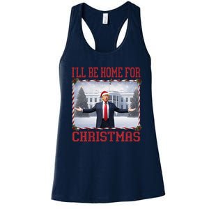 ILl Be Home For Christmas Women's Racerback Tank