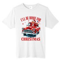 ILl Be Home For Christmas Funny Santa Claus Trump 2024 Tall Fusion ChromaSoft Performance T-Shirt