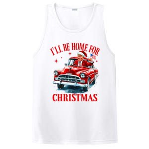 ILl Be Home For Christmas Funny Santa Claus Trump 2024 PosiCharge Competitor Tank