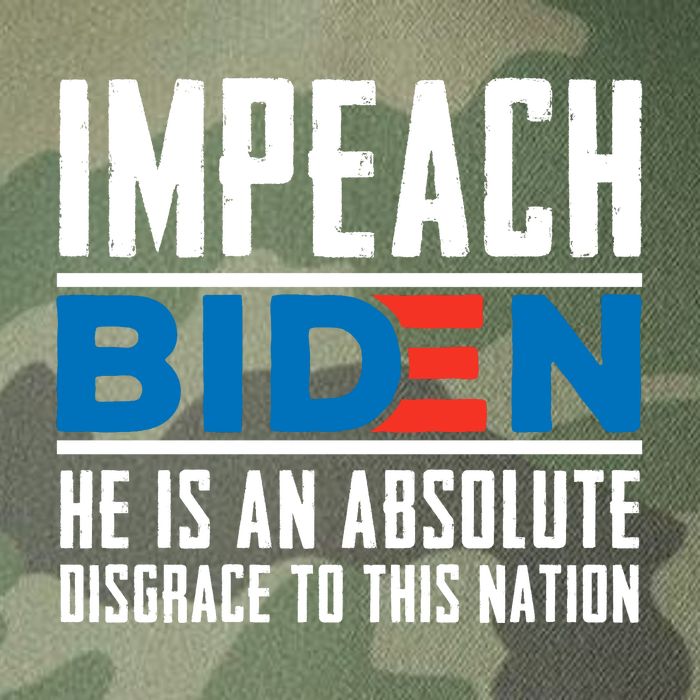 Impeach Biden He Is An Absolute Disgrace To This Nation Legacy Tie Dye Trucker Hat