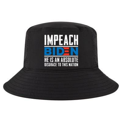 Impeach Biden He Is An Absolute Disgrace To This Nation Cool Comfort Performance Bucket Hat