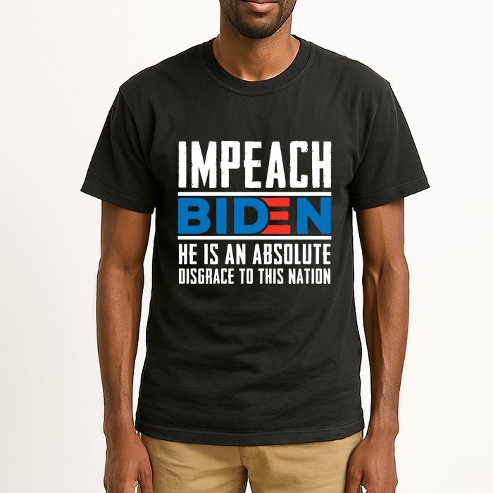 Impeach Biden He Is An Absolute Disgrace To This Nation Tall T-Shirt