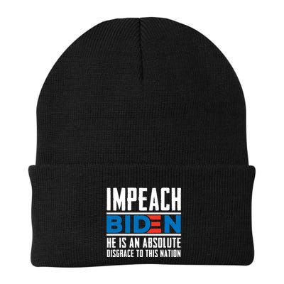 Impeach Biden He Is An Absolute Disgrace To This Nation Beanie