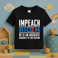 Impeach Biden He Is An Absolute Disgrace To This Nation Toddler T-Shirt