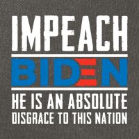 Impeach Biden He Is An Absolute Disgrace To This Nation Cotton Canvas Backpack