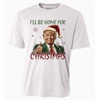 ILl Be Home For Christmas Funny Santa Claus Trump 2024 Cooling Performance Crew T-Shirt