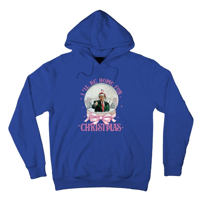 ILl Be Home For Christmas Trump Xmas 2024 Cute Gift Hoodie