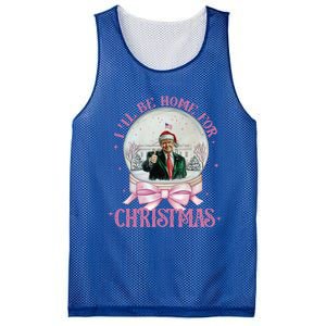 ILl Be Home For Christmas Trump Xmas 2024 Cute Gift Mesh Reversible Basketball Jersey Tank