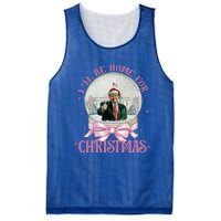 ILl Be Home For Christmas Trump Xmas 2024 Cute Gift Mesh Reversible Basketball Jersey Tank