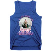 ILl Be Home For Christmas Trump Xmas 2024 Cute Gift Tank Top