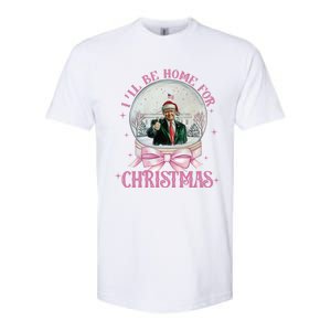 ILl Be Home For Christmas Trump Xmas 2024 Cute Gift Softstyle CVC T-Shirt