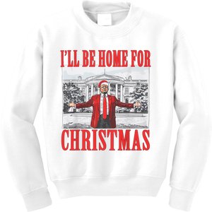 Ill Be Home For Christmas Trump Kids Sweatshirt