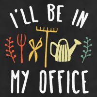 Ill Be In My Office Garden Funny Gardening Adult Drive Performance Visor