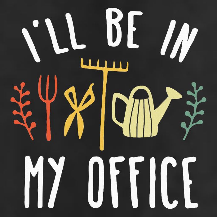 Ill Be In My Office Garden Funny Gardening Adult Drive Performance Visor