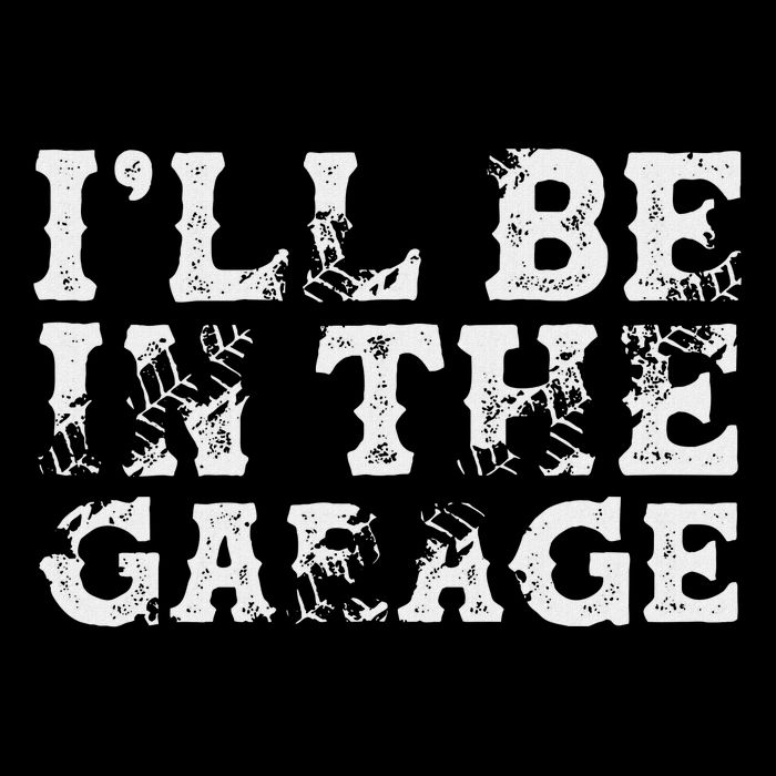 I'll Be In The Garage Auto Mechanic Project Car Builder Mousepad