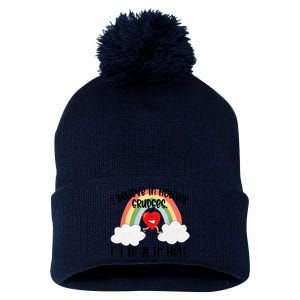 I Believe In Holding Grudges I’ll Heal In Hell Pom Pom 12in Knit Beanie