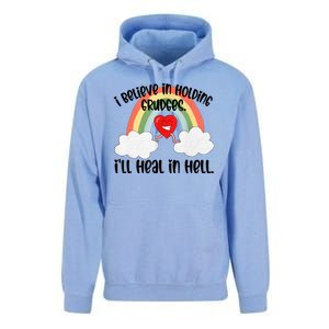 I Believe In Holding Grudges I’ll Heal In Hell Unisex Surf Hoodie