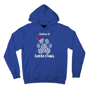 I Believe In Santa Paws Dog Lover Christmas Gift Hoodie