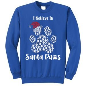 I Believe In Santa Paws Dog Lover Christmas Gift Sweatshirt