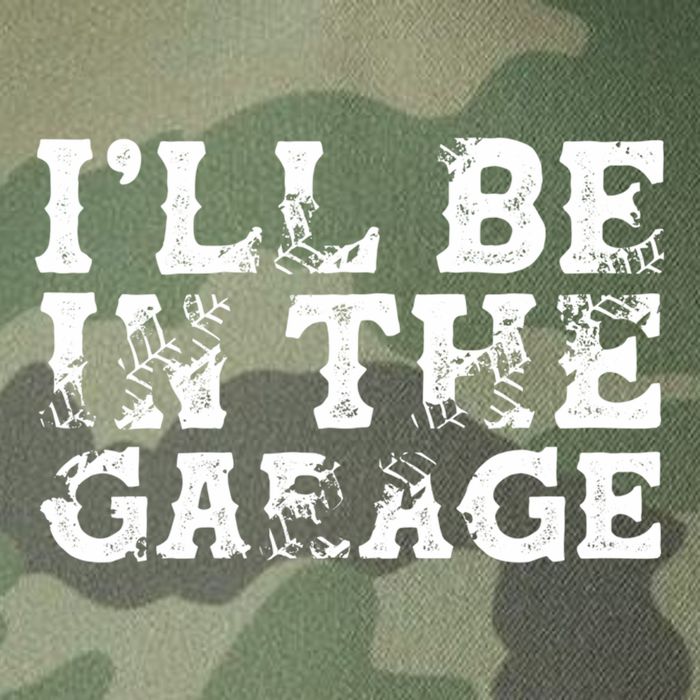 ILl Be In The Garage Auto Mechanic Project Car Sweat Legacy Tie Dye Trucker Hat