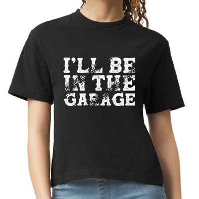 ILl Be In The Garage Auto Mechanic Project Car Sweat Comfort Colors Boxy T-Shirt