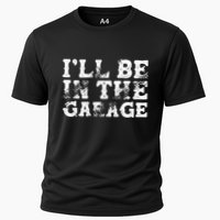 ILl Be In The Garage Auto Mechanic Project Car Sweat Performance Shirt
