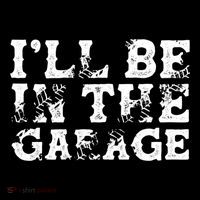 ILl Be In The Garage Auto Mechanic Project Car Sweat Hooded Wearable Blanket