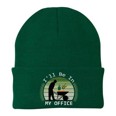 Ill Be In My Office Garden Knit Cap Winter Beanie