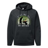 Ill Be In My Office Garden Performance Fleece Hoodie