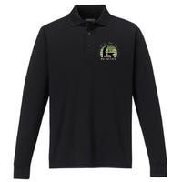 Ill Be In My Office Garden Performance Long Sleeve Polo