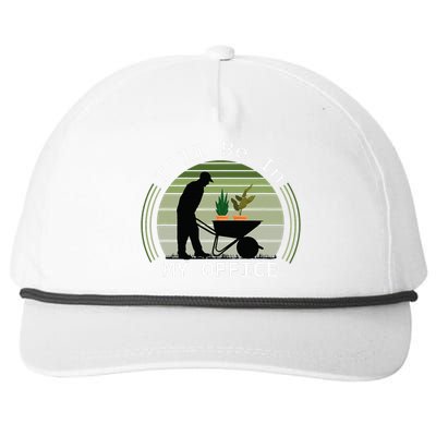 Ill Be In My Office Garden Snapback Five-Panel Rope Hat