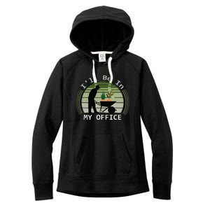 Ill Be In My Office Garden Women's Fleece Hoodie